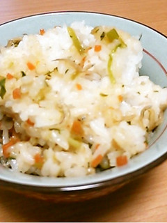 ちりめん&七草の混ぜごはん-レシピのメイン写真
