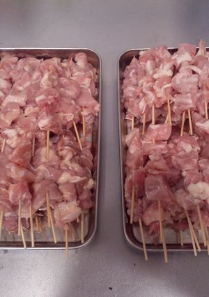 普通の家庭で手際よく焼き鳥を60本出す！-レシピのメイン写真