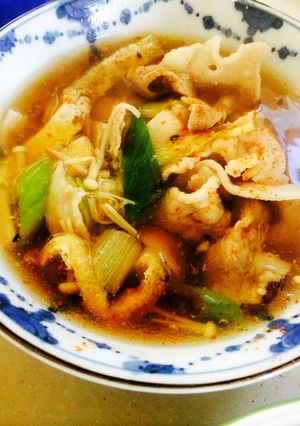 がっちり☆男子喜ぶ☆肉つけうどん♪-レシピのメイン写真