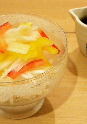 NZ産パプリカと大根の和風サラダ-レシピのメイン写真