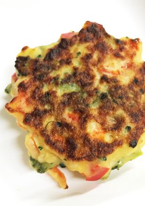 離乳食☆野菜たっぷり豆腐ハンバーグ-レシピのメイン写真