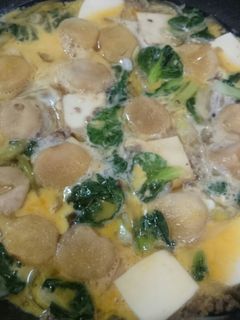 豆腐・お麩の卵とじ⭐-レシピのメイン写真