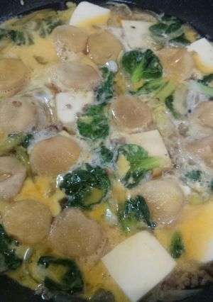 豆腐・お麩の卵とじ⭐-レシピのメイン写真