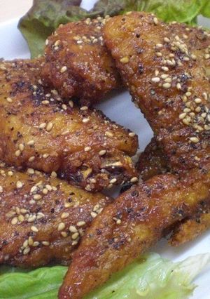 粉末野菜でつくる手羽先唐揚げ-レシピのメイン写真