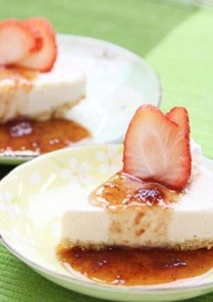 イチゴのチーズケーキ-レシピのメイン写真