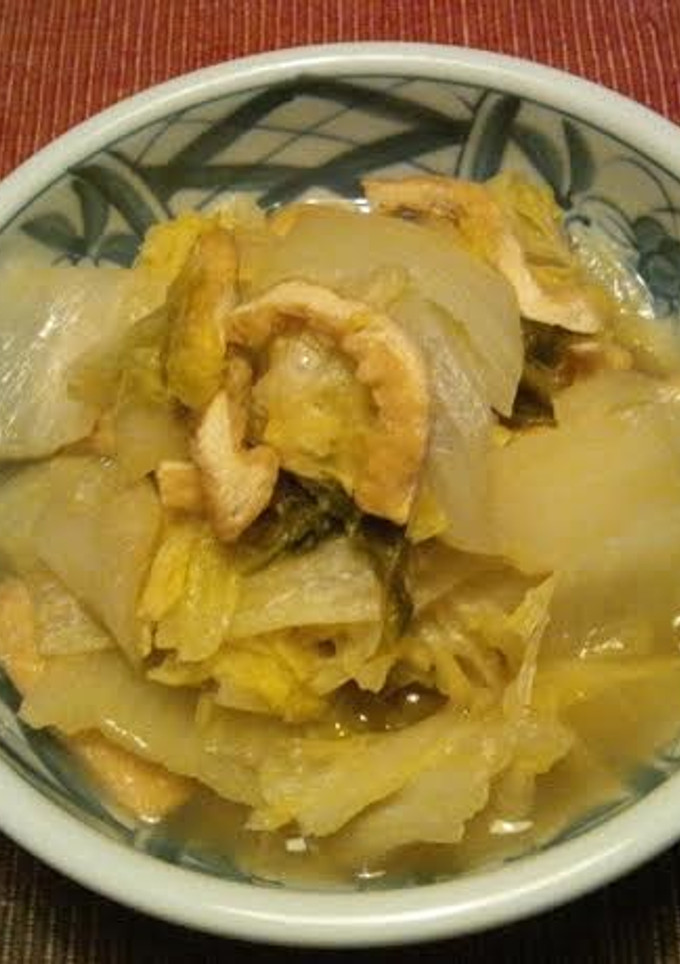 mom直伝✰°*。白菜と揚げの煮物！！-レシピのメイン写真