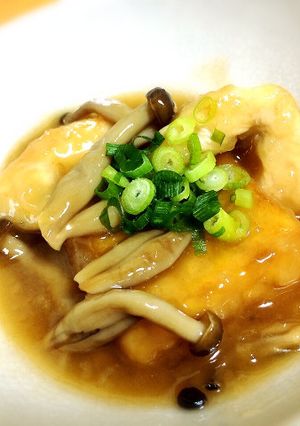 簡単♫厚揚豆腐と胸肉の和風あんかけ-レシピのメイン写真