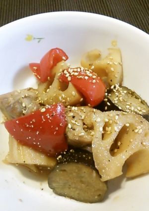 レンコンと鶏肉の甘辛煮-レシピのメイン写真