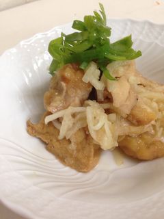 唐揚と厚揚げの満足煮-レシピのメイン写真