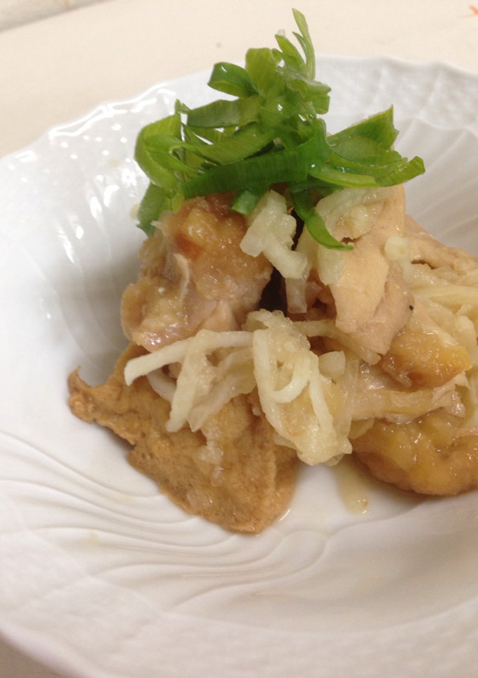 唐揚と厚揚げの満足煮-レシピのメイン写真