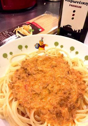 生クリームでまろやかミートソース-レシピのメイン写真