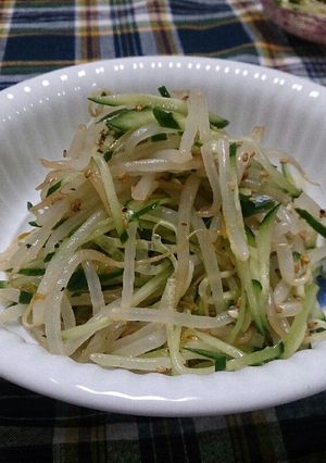 給料日前の強い味方！もやしのナムル風-レシピのメイン写真