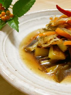 おせちリメイク☆なますで茄子の南蛮漬け♪-レシピのメイン写真