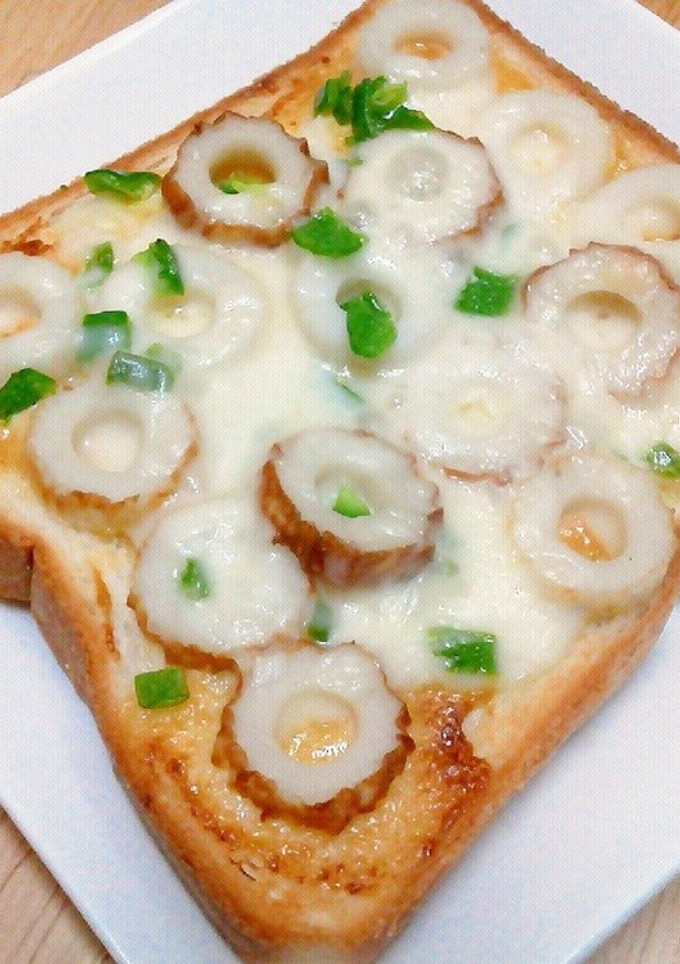 簡単トースト☆マヨ味噌のちくわトースト♪-レシピのメイン写真