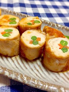 ヘルシー!鶏ささみロール照り焼き風-レシピのメイン写真