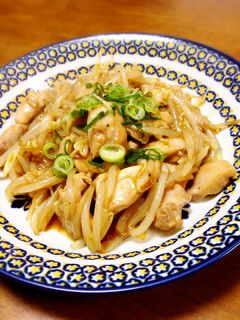 ご飯進む♪鶏肉ともやしのとろとろタレ炒め-レシピのメイン写真