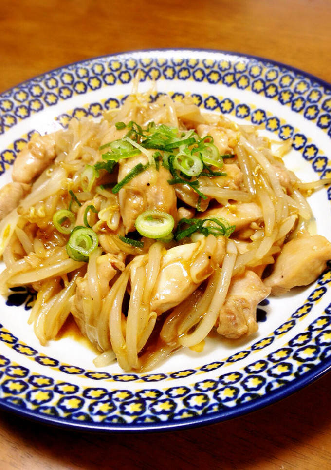 ご飯進む♪鶏肉ともやしのとろとろタレ炒め-レシピのメイン写真