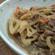 牛肉と蓮根のすき煮♬どんぶりにもね♡