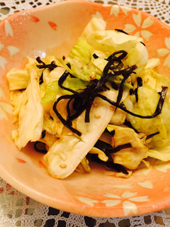 塩昆布キャベツ-レシピのメイン写真