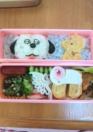 キャラ弁 スヌーピーのオラフ -レシピのメイン写真