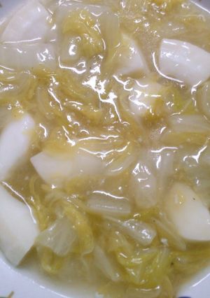 簡単♪ イカと 白菜の あんかけ煮！-レシピのメイン写真
