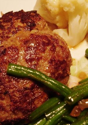 卵パン粉なし！でもジューシーハンバーグ☆-レシピのメイン写真