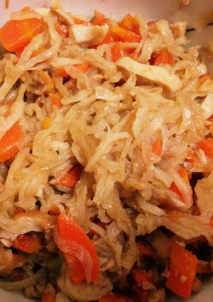 活力鍋でスタミナ超時短切り干し大根煮物-レシピのメイン写真
