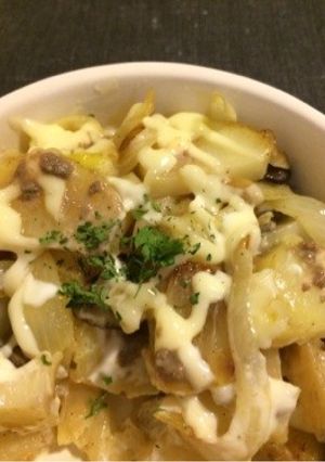 簡単！アンチョビポテトのマヨネーズ焼き-レシピのメイン写真