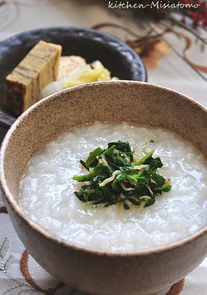 おじゃこ炒めで食べ易ぅ～い♪七草粥-レシピのメイン写真