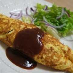 オムレツ 《挽肉カレーチーズ》-レシピのメイン写真