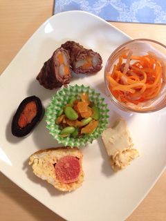 福島のお正月!いかにんじん(写真右上)-レシピのメイン写真