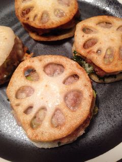 れんこんのはさみ焼き-レシピのメイン写真