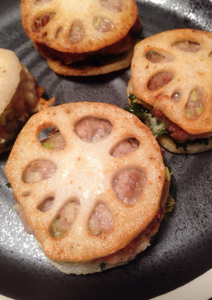 れんこんのはさみ焼き-レシピのメイン写真