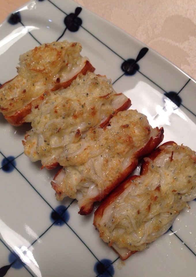 ビールに！ちくわのしらすマヨ焼き-レシピのメイン写真