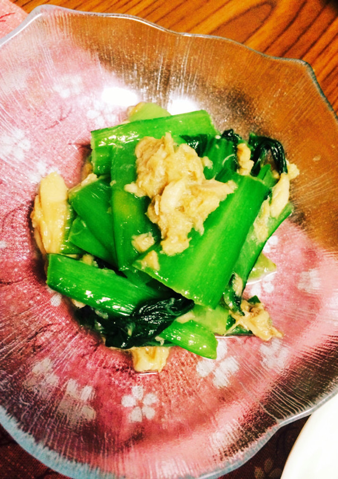 小松菜とツナの和え物-レシピのメイン写真