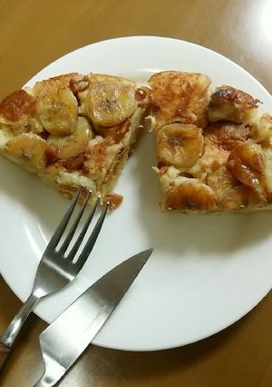 パン耳！炊飯器バナナナッツフレンチケーキ-レシピのメイン写真