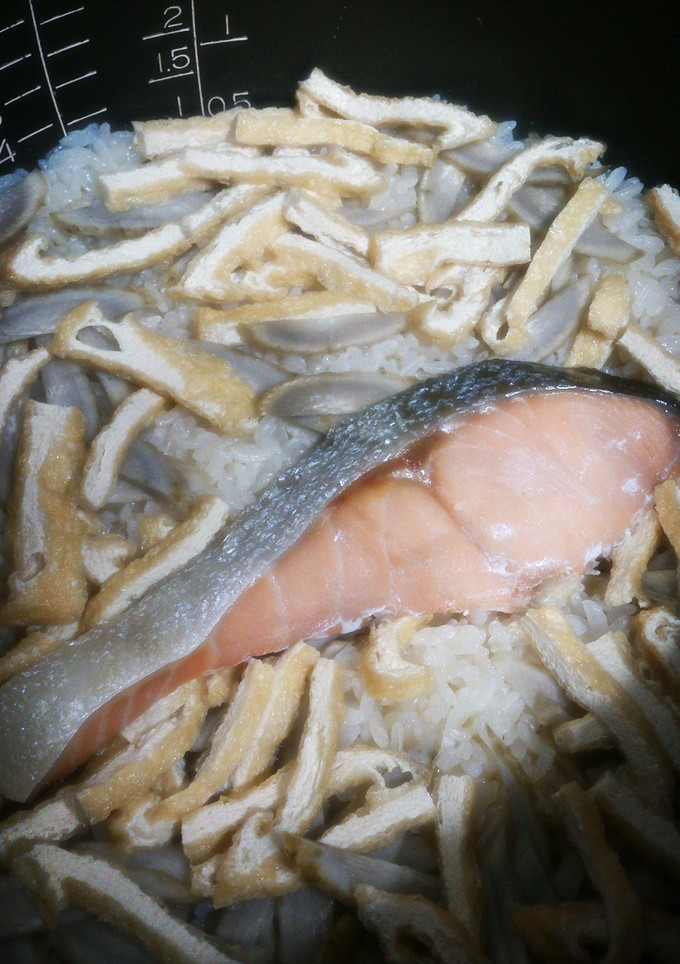 ♪鮭をそのまま♡炊き込みご飯♪-レシピのメイン写真