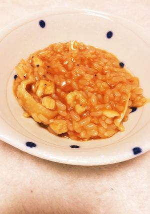 手羽先でズボラなトマトリゾット-レシピのメイン写真