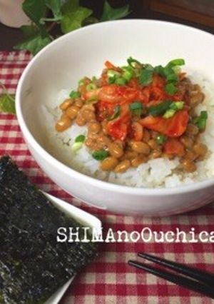 キムチ納豆丼こと！キムチ納豆カフェボウル-レシピのメイン写真