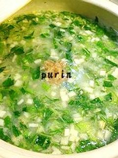 ツナ缶入り七草粥-レシピのメイン写真