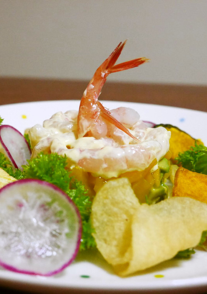 甘エビのサラダ♪簡単おもてなし料理♪-レシピのメイン写真