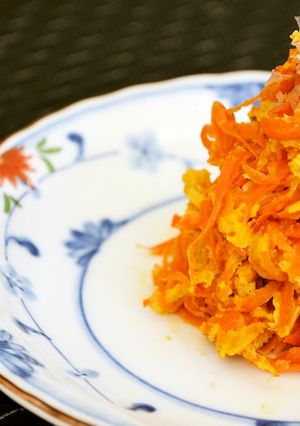 人参しりしり オイスターソース味-レシピのメイン写真