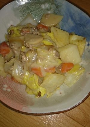 ☆白菜とじゃがいものクリーム煮☆-レシピのメイン写真