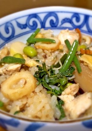 椎茸香る簡単炊き込みご飯-レシピのメイン写真