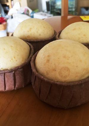 素朴でおいしいたまごむしぱん♡-レシピのメイン写真
