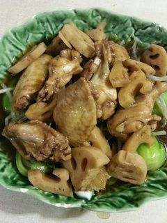 超簡単、時間節約手羽先の生姜・醤油煮-レシピのメイン写真