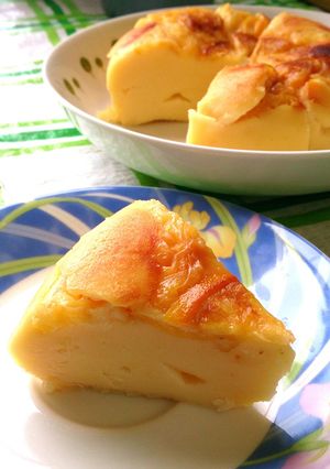 代用に次ぐ代用の炊飯器チーズケーキ-レシピのメイン写真
