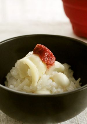 電子レンジでゆりねごはん-レシピのメイン写真