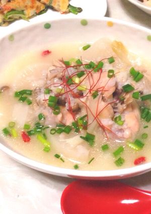 アツアツ参鶏湯♡炊飯器で簡単に！-レシピのメイン写真