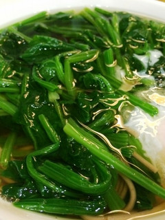 旬のほうれん草をお蕎麦で-レシピのメイン写真